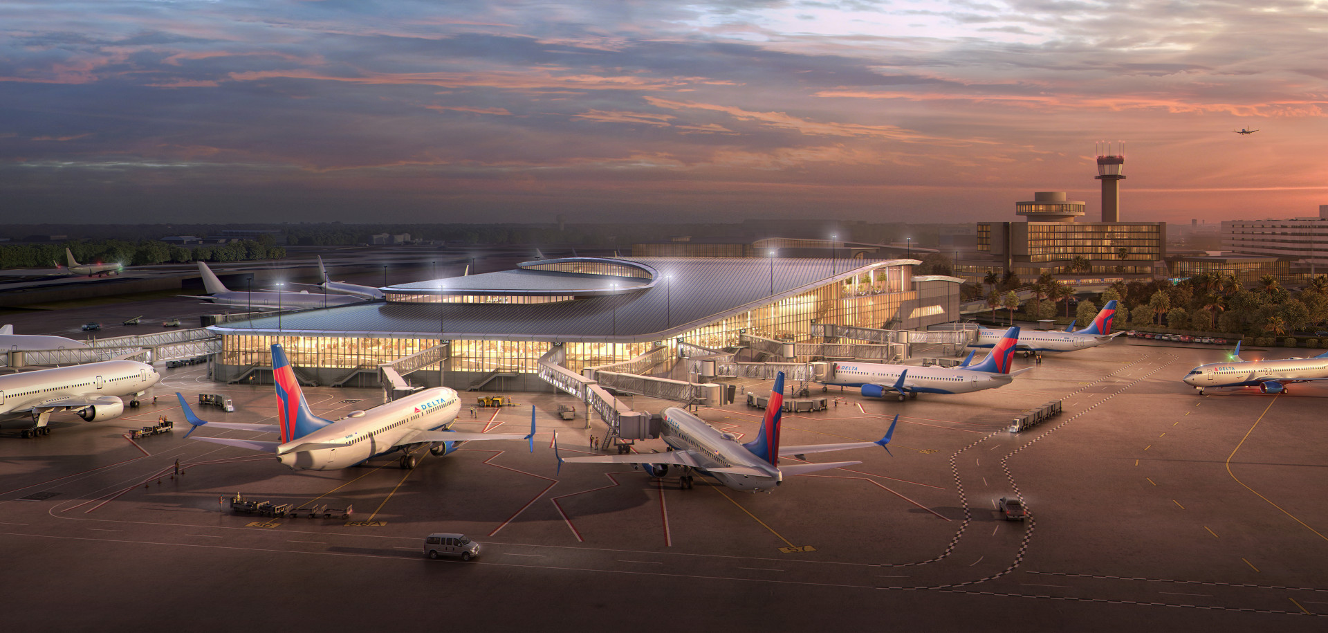 Tampa Airport Rental Car Center rendering